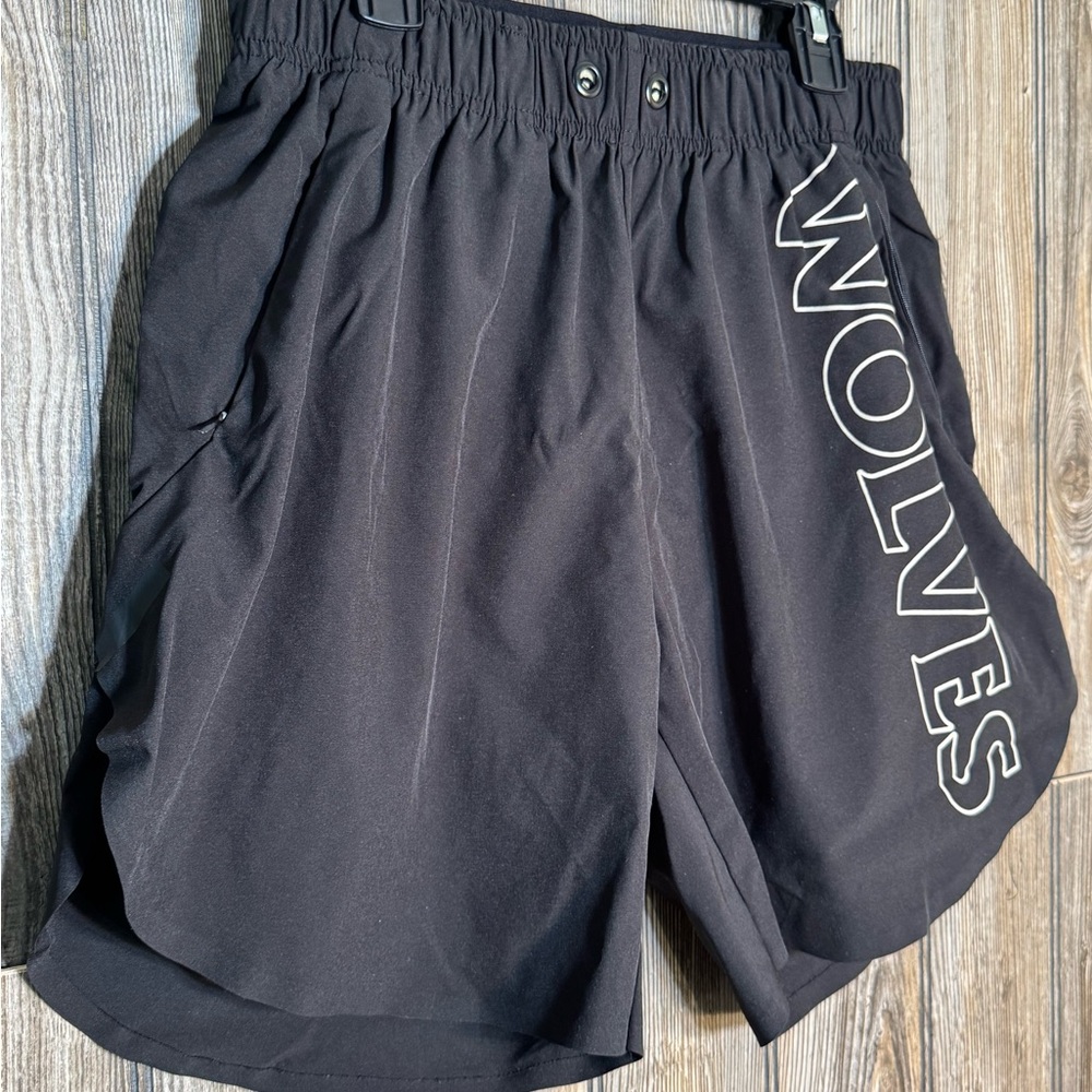Darc Sports wolves Black Men's Shorts